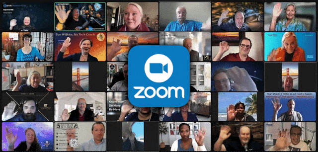 Members on Zoom